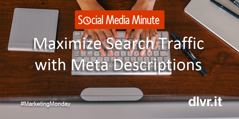 Meta descriptions are extremely important in gaining user click-through.