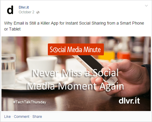 Using dlvr.it to share Pins on Facebook